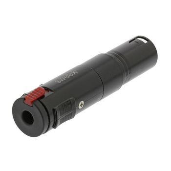 XLR-Adapter XLR 3-pol. male - 6.3 mm female Schwarz