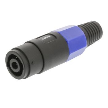 Stecker Speaker 4-Pin ABS-Kunststoff Schwarz