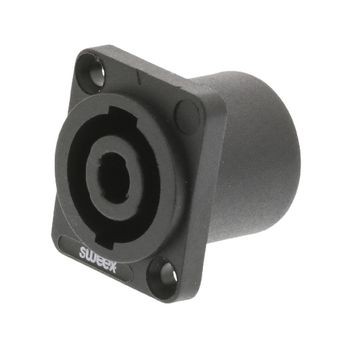 Stecker Speaker 4-Pin ABS-Kunststoff Schwarz