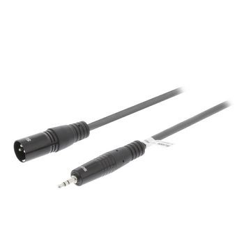 XLR-Stereokabel XLR 3-pol. male - 3.5 mm male 3.0 m Dunkelgrau