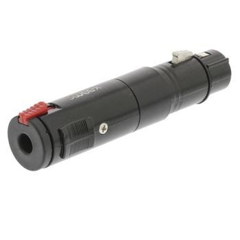 XLR-Adapter XLR 3-pol. female - 6.3 mm female Schwarz